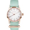 Millow Blossom Watch, Mint Green and Rose Gold - Watches - 1 - thumbnail