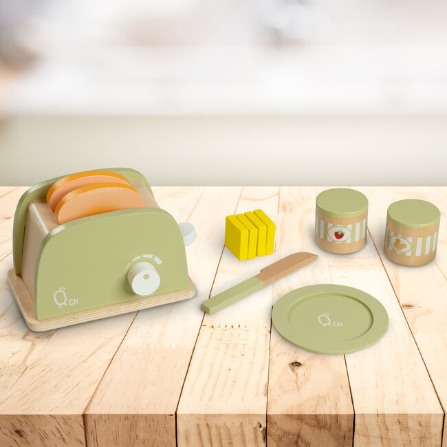 Little Chef Frankfurt Wooden Toaster Play Kitchen Accessories
