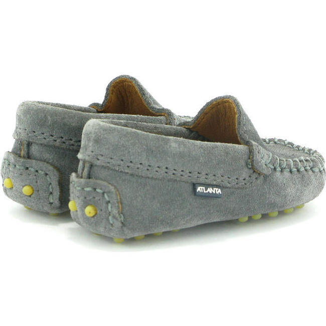 Baby Plain Vamp Mocassin in Suede, Stone - Slip Ons - 2