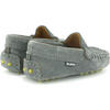 Baby Plain Vamp Mocassin in Suede, Stone - Slip Ons - 2