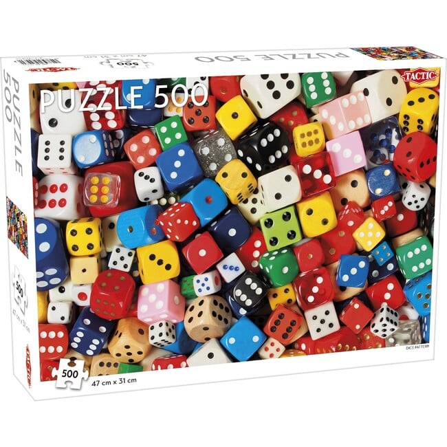 Dice Pattern 500-Piece Puzzle