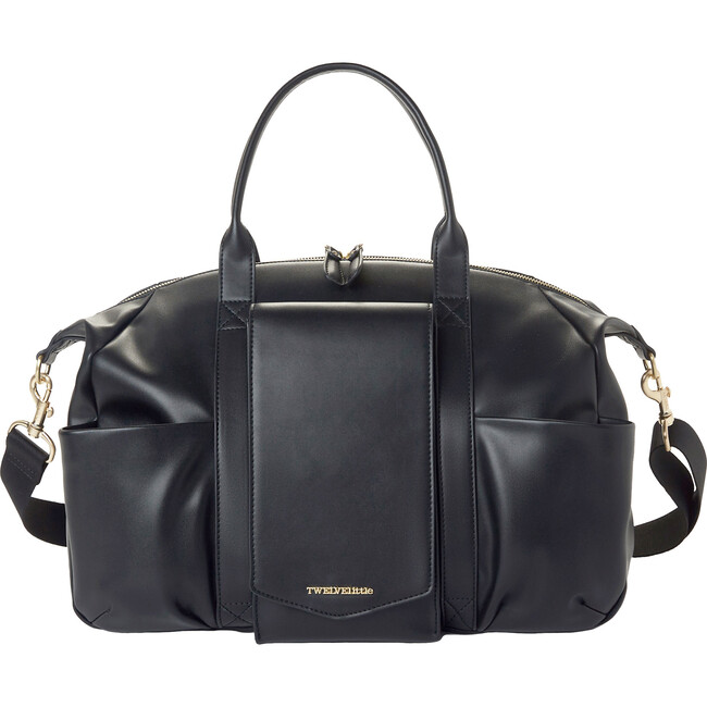 Peek A Boo Satchel, Black - Diaper Bags - 1