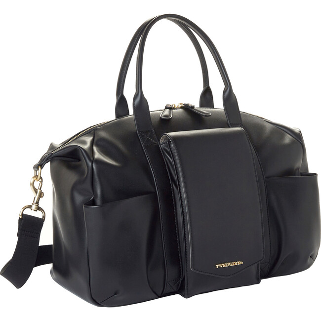 Peek A Boo Satchel, Black - Diaper Bags - 3