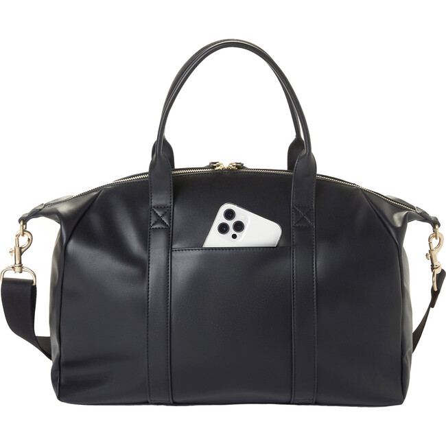 Peek A Boo Satchel, Black - Diaper Bags - 5
