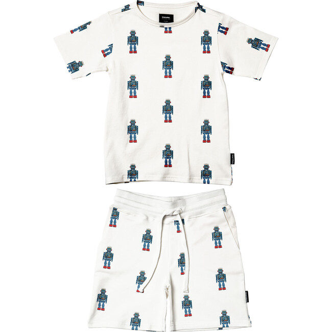 *Exclusive* Robot T-Shirt/Short Set - Mixed Apparel Set - 1
