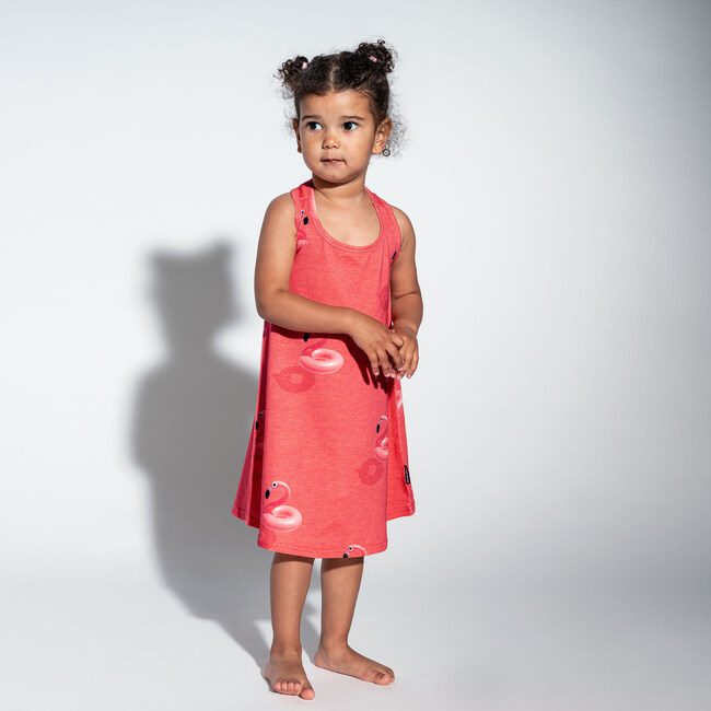 *Exclusive* Floating Flamingos Tank Dress - Dresses - 2