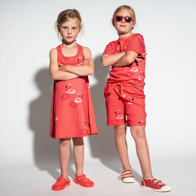 *Exclusive* Floating Flamingos Tank Dress - Dresses - 4