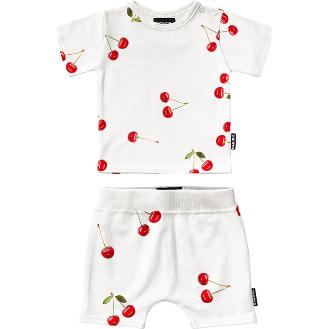 *Exclusive* Cherries Baby T-Shirt/Short Set - Mixed Apparel Set - 1
