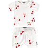 *Exclusive* Cherries Baby T-Shirt/Short Set - Mixed Apparel Set - 1 - thumbnail
