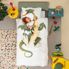 *Exclusive* Dragon Duvet Set, Green - Duvet Sets - 9