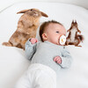 *Exclusive* Furry Friends Crib Sheet, White - Crib Sheets - 3