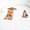 *Exclusive* Furry Friends Crib Sheet, White - Crib Sheets - 4