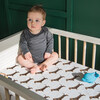 *Exclusive* James The Dog Crib Sheet, White - Crib Sheets - 5