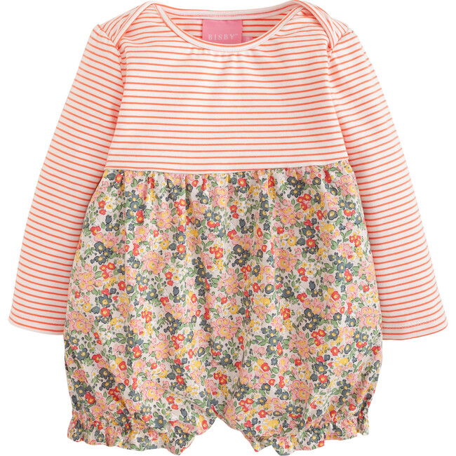 Rosie Bubble, Farmington Floral Khaki - Onesies - 1