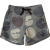 Pommes, Military Camo Boardshorts - Swim Trunks - 1 - thumbnail