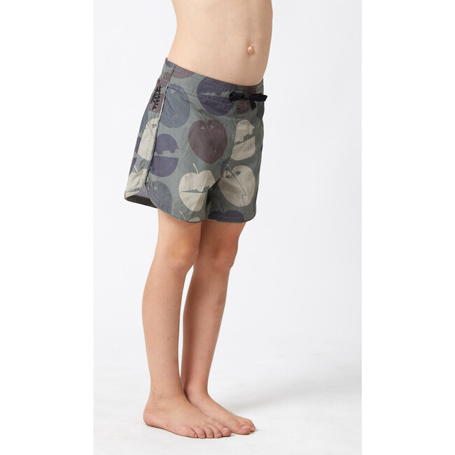Pommes, Military Camo Boardshorts - Swim Trunks - 4