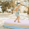 Vegan Leather Padded Everywhere Playmat, Petal - Playmats - 6