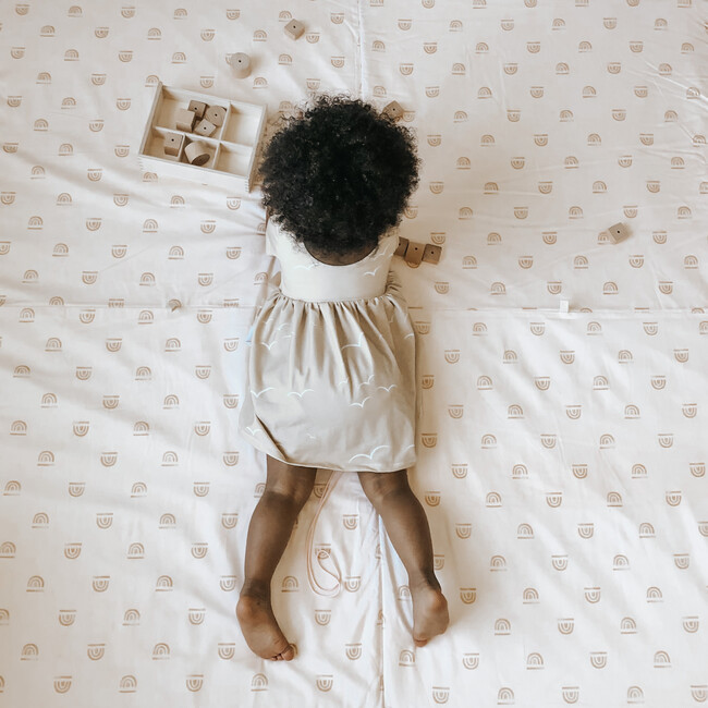 Rainbow Stamp Playmat, Natural - Playmats - 8