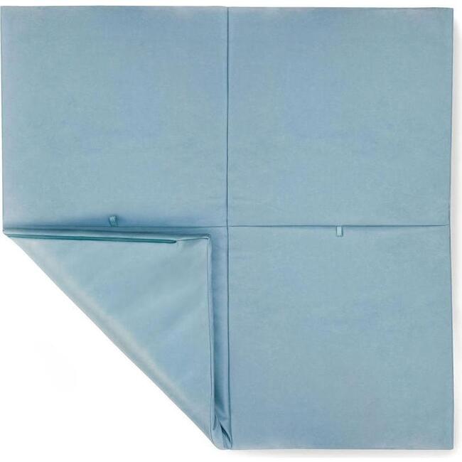 Vegan Leather Padded Everywhere Playmat, Sky - Playmats - 1