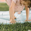 Vegan Leather Padded Everywhere Playmat, Sky - Playmats - 8