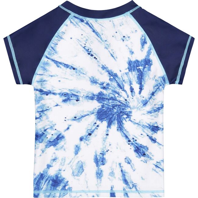 UPF 50 Tie Dye Rashguard Set, Blue - Rash Guards - 6