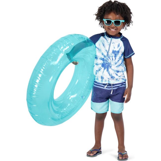 UPF 50 Tie Dye Rashguard Set, Blue - Rash Guards - 7