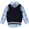 Sweater Vest Set, Navy - Mixed Apparel Set - 1 - thumbnail