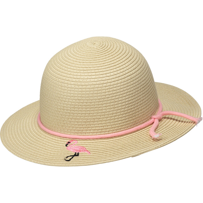Flamingo Straw Hat - Hats - 1