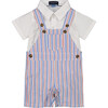 Baby Overall Set, Multi Seersucker - Mixed Apparel Set - 2