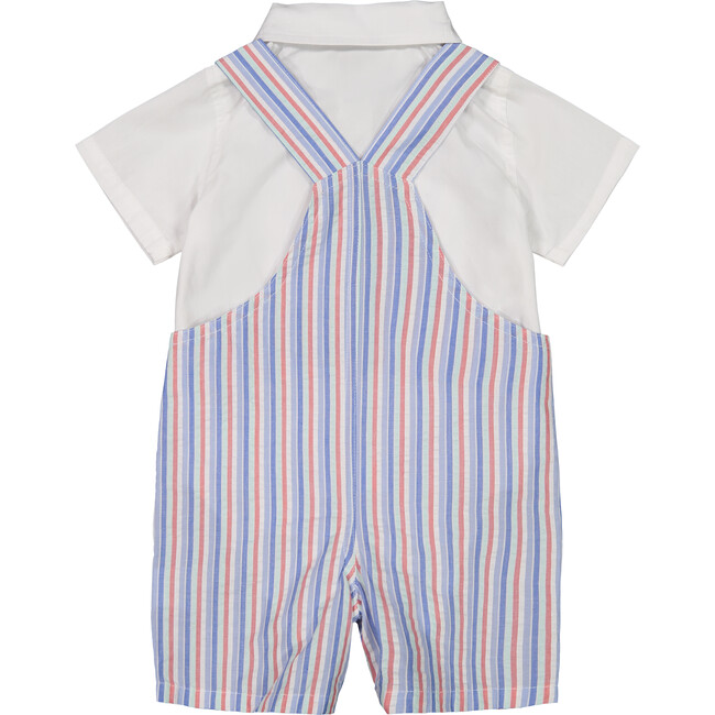 Baby Overall Set, Multi Seersucker - Mixed Apparel Set - 3