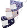 Kids 3-Pack Peek-Through Masks, Purple Unicorn - Face Masks - 1 - thumbnail