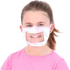 Kids 3-Pack Peek-Through Masks, Aqua Tie Dye - Face Masks - 2 - thumbnail