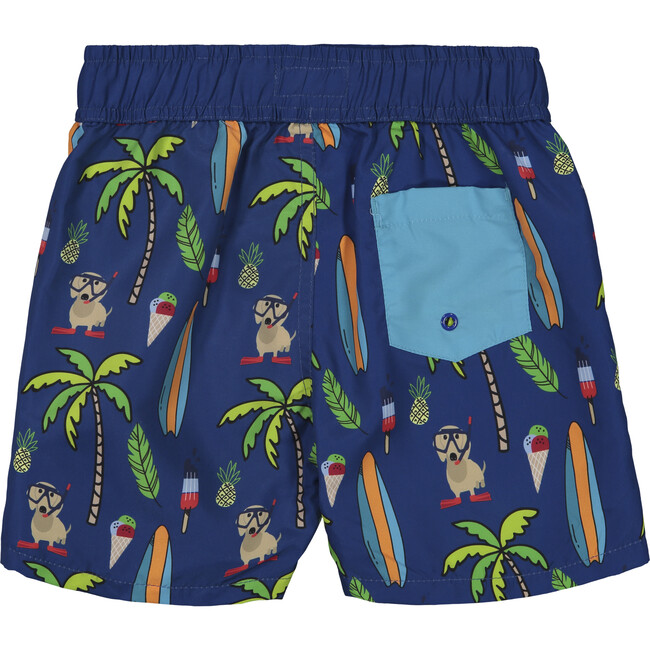 Baby Cabana Chill Swim Trunk, Blue Surf - Swim Trunks - 2