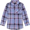 Baby Plaid Button Down Shirt 3-Piece Set, Light Blue - Mixed Apparel Set - 3