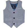 Baby Vest Suit Set, Seersucker - Suits & Separates - 3