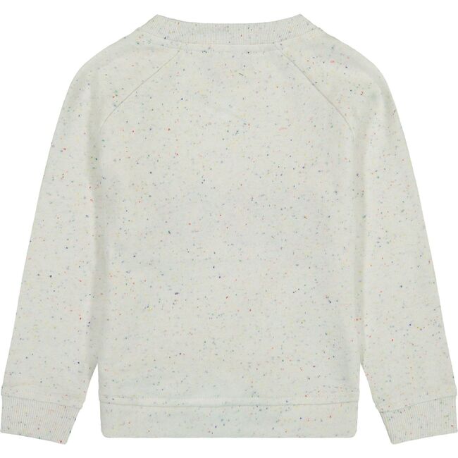 Tie Front "Cool" Sweatshirt, White - Sweatshirts - 3