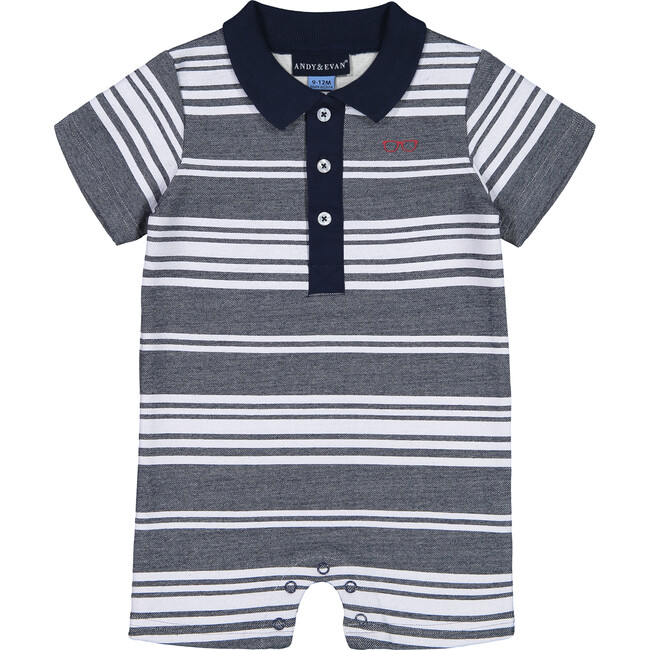 polo romper baby boy