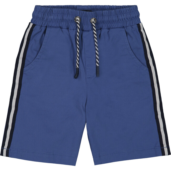 Taped Short, Blue Twill - Shorts - 1