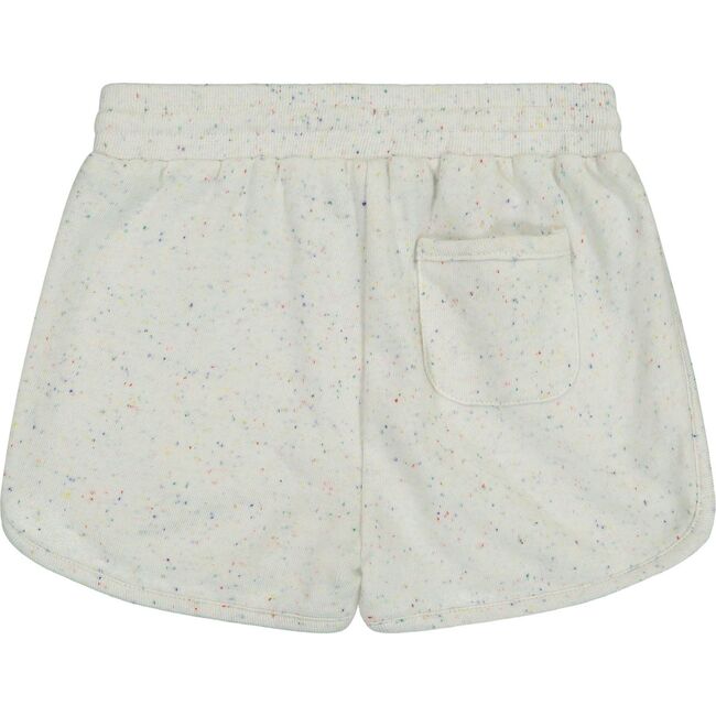 Dot Drawstring Shorts, White - Shorts - 3