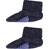 Shawl Collar Onesie & Booties, Navy - Onesies - 2