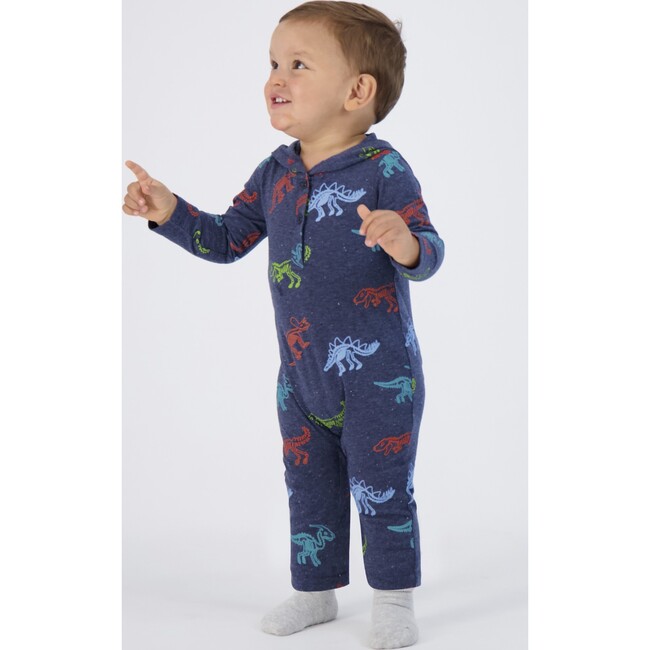 Dino Onesie, Multi - Onesies - 2