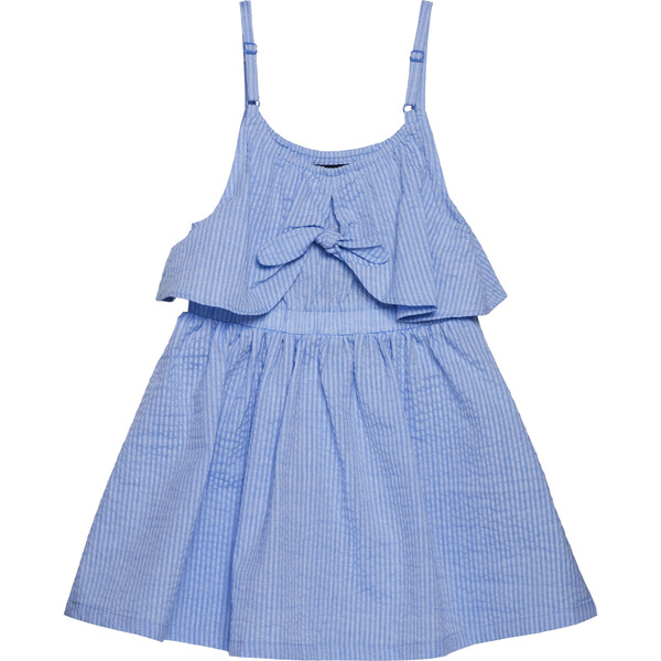 Tie Front Dress, Blue - Andy & Evan Dresses | Maisonette