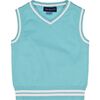 Baby Mint Sweater Vest Set, Aqua - Mixed Apparel Set - 5