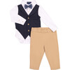 Playsuit Set, Dark Blue - Mixed Apparel Set - 1 - thumbnail