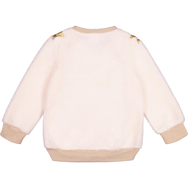 Sherpa Sweatshirt, Light Beige - Sweatshirts - 2