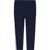 Jegging, Navy & Pink - Sweatpants - 2