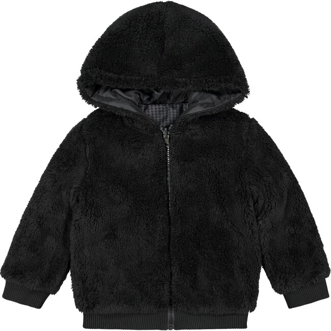 Reversible Jacket, Black Houndstooth