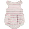 Baby Stripe Bubble, Pink - Onesies - 1 - thumbnail