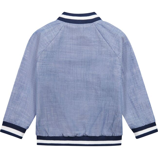 Reversible Shark Bomber, Chambray Sharks - Jackets - 5