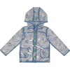Peek Through Jacket, Navy Dinosaur - Jackets - 4